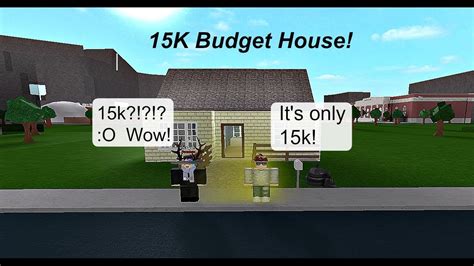 Bloxburg Houses For 15K