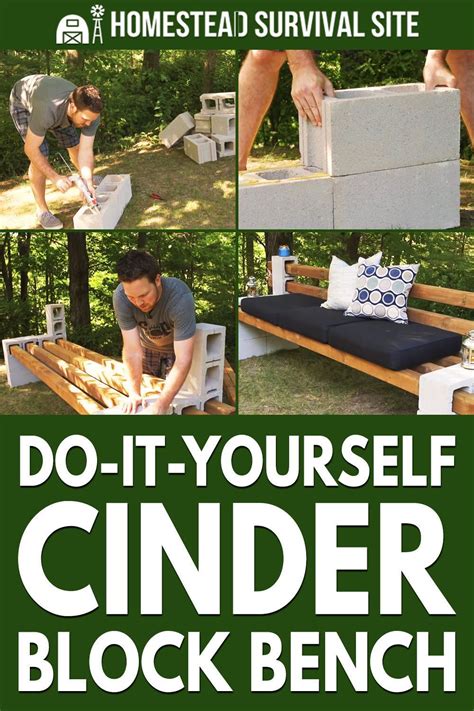 Diy cinder block bench – Artofit