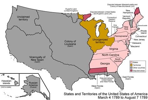 Map of the United States from the Colonial era to the present day - Vivid Maps