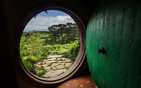 nature, Bag End, Door, The Shire, The Lord Of The Rings, The Hobbit Wallpapers HD / Desktop and ...