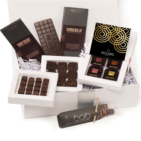 Intense Dark chocolate gift basket - RICHART Chocolates