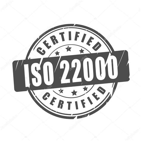 ISO 22000 certified vector stamp — Stock Vector © andriano_cz #99724068