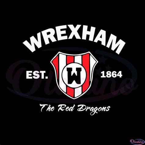 Wrexham Fc Soccer Football Club Svg Graphic Designs Files