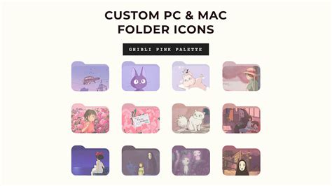 25+ Aesthetic Folder Icons for Desktop (Mac & PC) | Gridfiti