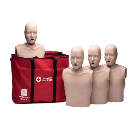 Prestan Adult CPR Manikins with Monitors - 4 Pack | Red Cross Store