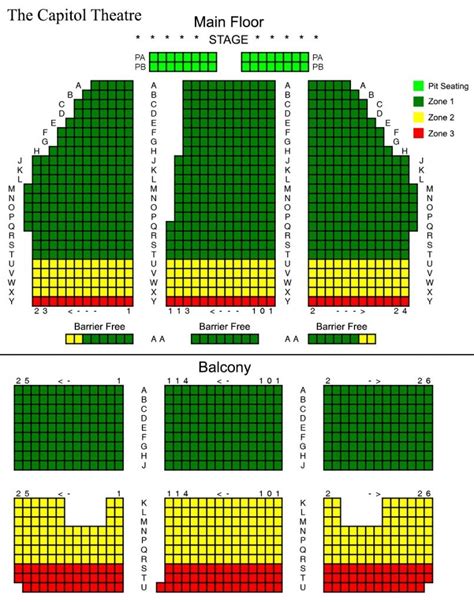 flint center seating chart di 2020