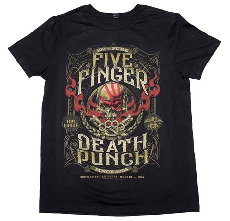 Five Finger Death Punch 100 Proof T-Shirt - Walmart.com