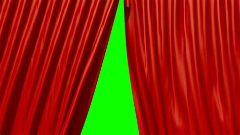 Curtains opening and closing animation green screen FREE download - YouTube