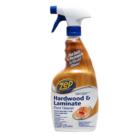 ZEP 32 oz. Hardwood and Laminate Floor Cleaner-ZUHLF32 - The Home Depot