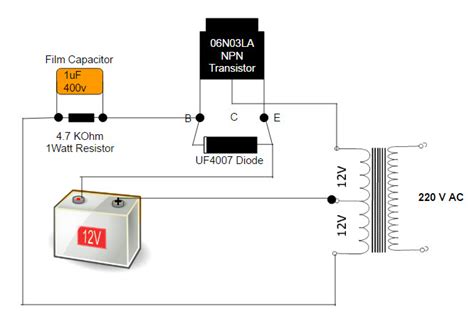 12 Volt To 6 Volt Converter Circuit Diagram