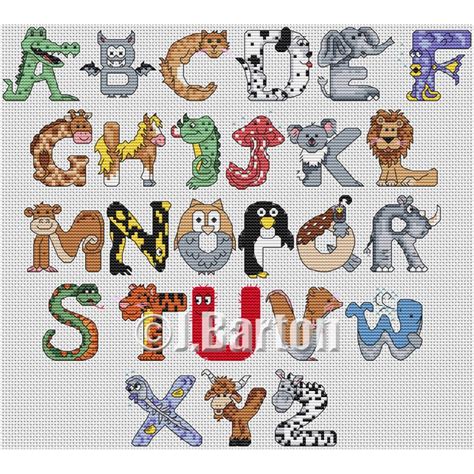Animal Alphabet Cross Stitch Patterns