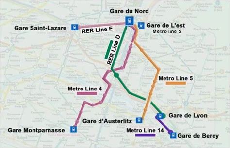 Paris Nord Train Station Map - San Juan County Utah Map