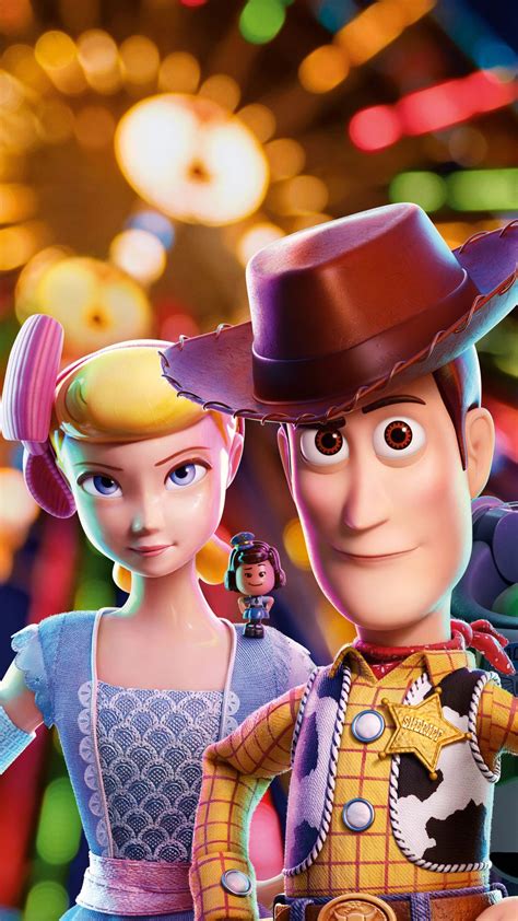 Bo Peep & Woody In Toy Story 4 Animation 4K Ultra HD Mobile Wallpaper