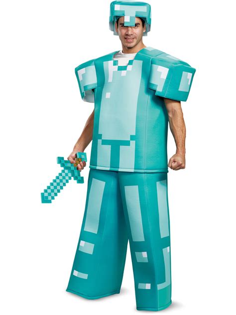 Minecraft Steve Diamond Armor Prestige Adult's Costume