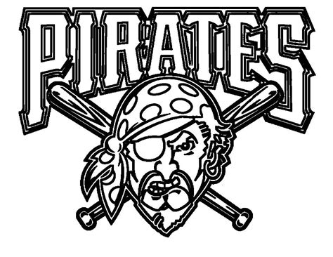 Pittsburgh Pirates Logo Black And White - Stella Regge