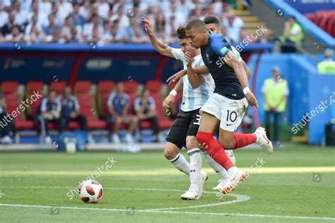 Kylian Mbappe Action 2018 Fifa World Editorial Stock Photo - Stock ...