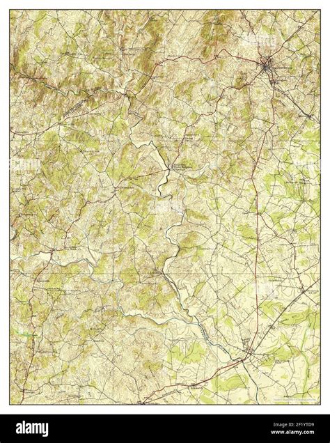 Map of warrenton virginia Cut Out Stock Images & Pictures - Alamy