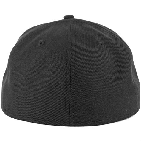 New Era Blanks 59FIFTY Plain Blank Fitted Hat Black Tonal - Billion ...