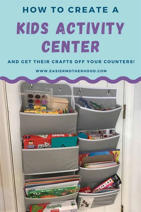 How to Create a Kids Activity Center - The Default Cook