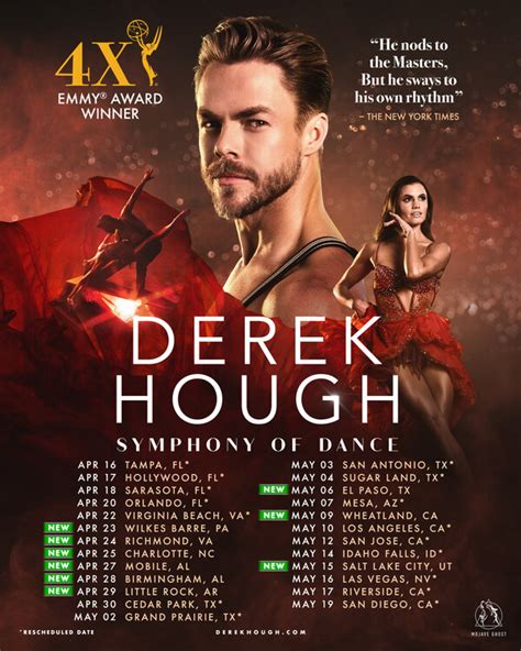 DEREK HOUGH SYMPHONY OF DANCE TOUR SETS NEW DATES FOR 2024