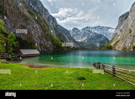 Obersee lake. Bavaria, Germany Stock Photo - Alamy