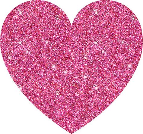 "Pink glitter heart - PRINTED IMAGE" Stickers by Mhea | Redbubble