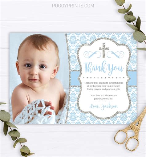 Baptism Thank You Card Template Free Download Resume - vrogue.co