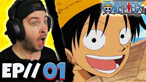 MY FIRST TIME WATCHING ONE PIECE!!! // One Piece Episode 1 REACTION - Anime Reaction - YouTube