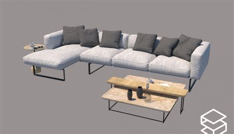 4142 Sofa Sketchup Model Free Download - Sketchup Models For Free Download