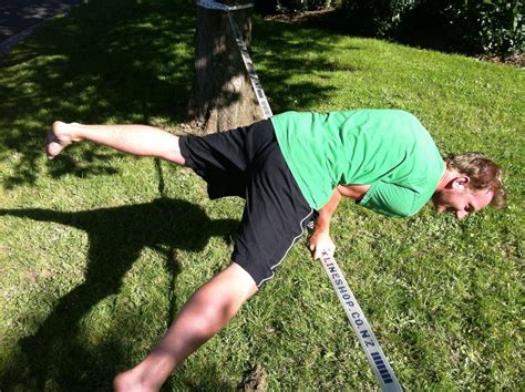 How to do Slackline Tricks in Carrara Park Wellington New Zealand ...