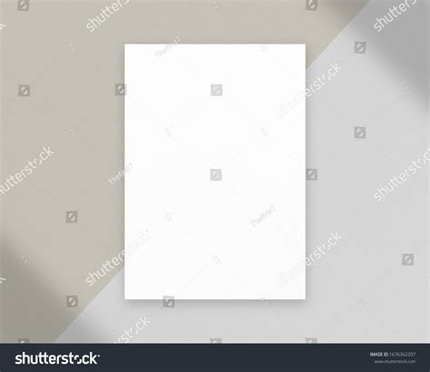 Blank White Paper Photo Mockup Mockup Stock Photo 1676362207 | Shutterstock