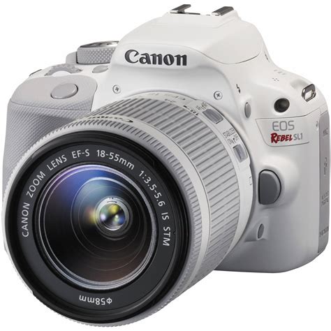 Canon EOS Rebel SL1 DSLR Camera with 18-55mm Lens (White)