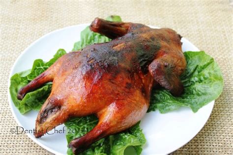 Homemade Peking Duck Recipe with Crispy Crackling Skin, Served with ...