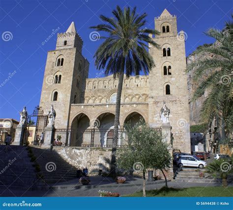 Cefalu cathedral stock photo. Image of tuvalu, historical - 5694438