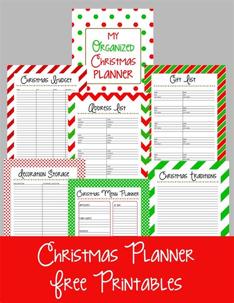 Christmas Planner Free Printables | Here Comes The Sun