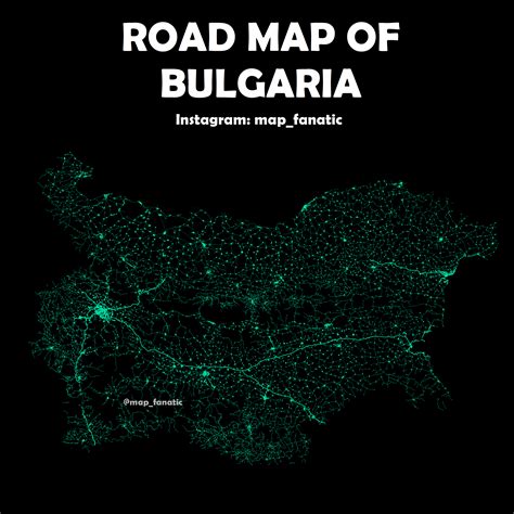 Road map of Bulgaria : r/europe