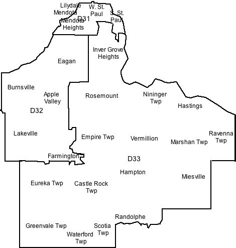 Map Of Dakota County Mn - Shari Demetria