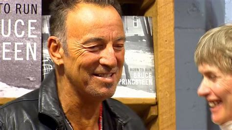 Bruce Springsteen book signing at downtown Toronto Indigo - YouTube