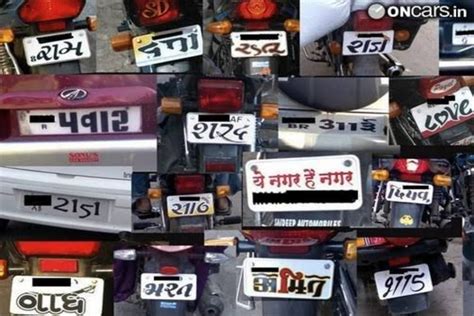 Fancy number plates, stickers on vehicles may cost you Rs 1500 fine - The Live Nagpur