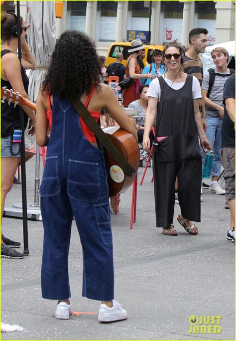 Sara Bareilles Joins the 'Little Voice' Stars on Set in New York: Photo ...