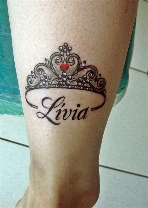 Crown tattoo design, Tattoos for daughters, Crown tattoos for women