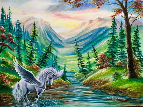 Pegasus painting by Jean PS Cathcart | Painting, Art, Art room