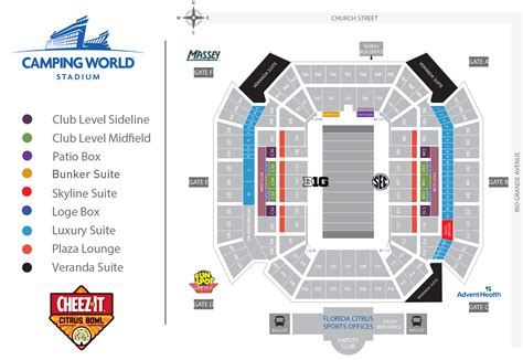 Florida Citrus Bowl Stadium Seating Chart | Brokeasshome.com