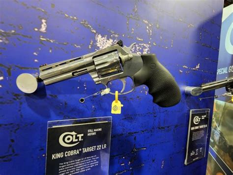 COLT KING COBRA .22 LR TARGET REVOLVER AT COLT BOOTH SHOT SHOW 2023 ...