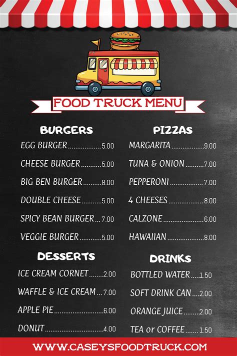 menu board ideas for food truck - You Have A Big Blogosphere Pictures Library