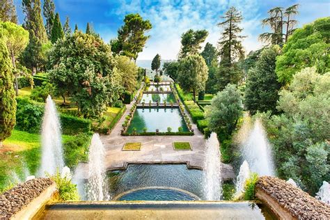 Map Of Tivoli Gardens Italy | Fasci Garden