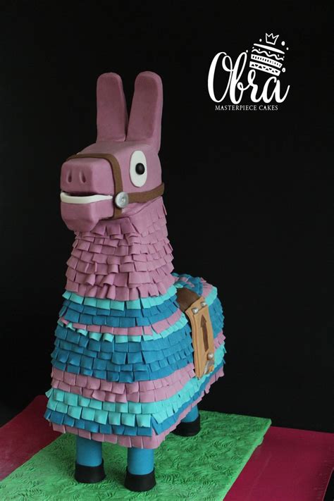 Fortnite Loot Llama cake | Cloud cake, Unicorn cake, Cakes for boys