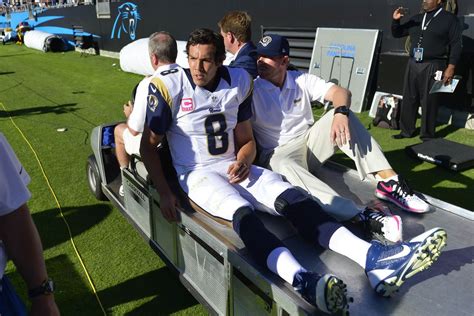 Sam Bradford injury: Rams QB hurts his left knee [Updated] - Turf Show ...