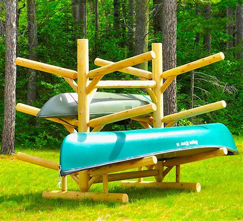 Building Canoe Storage Rack - Image to u