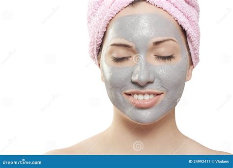 Mud Mask Stock Image - Image: 24992411